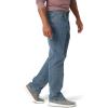 Wrangler Authentics Mens Comfort Flex Waist Relaxed Fit Jean(Light Stonewash)