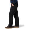 Wrangler Authentics Men’s Fleece Lined Cargo Pant(Black Twill)