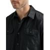 Wrangler Authentics Men’s Long Sleeve Classic Woven Shirt(Black)