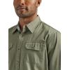 Wrangler Authentics Men’s Long Sleeve Classic Woven Shirt(Burnt Olive)