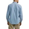Wrangler Authentics Men’s Long Sleeve Classic Woven Shirt(Light Chambray)