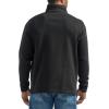 Wrangler Authentics Men’s Long Sleeve Fleece Quarter-Zip(Caviar)