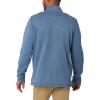 Wrangler Authentics Men’s Long Sleeve Fleece Quarter-Zip(Riviera)