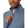 Wrangler Authentics Men’s Long Sleeve Fleece Quarter-Zip(Riviera)