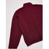 Wrangler Authentics Men’s Long Sleeve Fleece Quarter-Zip(Zinfandel Heather)