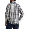 Wrangler Authentics Men’s Long Sleeve Plaid Woven Shirt(Iron Gate Plaid)