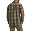 Wrangler Authentics Men’s Long Sleeve Plaid Woven Shirt(Otter Plaid)
