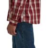 Wrangler Authentics Men’s Long Sleeve Plaid Woven Shirt(Sable Plaid)