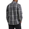 Wrangler Authentics Men’s Long Sleeve Plaid Woven Shirt(Smoke Pearl Plaid)