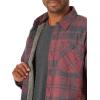 Wrangler Authentics Mens Long Sleeve Sherpa Lined Shirt Jacket(Current Heather)