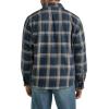Wrangler Authentics Mens Long Sleeve Sherpa Lined Shirt Jacket(Ombre Blue)