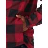 Wrangler Authentics Mens Long Sleeve Sherpa Lined Shirt Jacket(Red Buffalo)