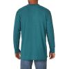 Wrangler Authentics Men’s Long Sleeve Waffle Henley(Atlantic Deep Heather)