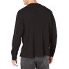 Wrangler Authentics Men’s Long Sleeve Waffle Henley(Caviar)