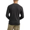 Wrangler Authentics Men’s Long Sleeve Waffle Henley(Caviar)
