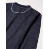 Wrangler Authentics Men’s Long Sleeve Waffle Henley(Mood Indigo)