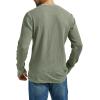 Wrangler Authentics Men’s Long Sleeve Waffle Henley(Sea Spray)