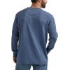 Wrangler Authentics Men’s Long Sleeve Waffle Henley(Vintage Indigo)