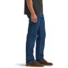 Wrangler Authentics Men’s Regular Fit Comfort Flex Waist Jean(Dark Stonewash)
