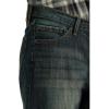Wrangler Authentics Men’s Relaxed Fit Boot Cut Jean(Blue/Black Stretch)