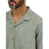 Wrangler Authentics Men’s Short Sleeve Camp Shirt(Sea Spray)