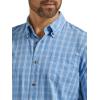 Wrangler Authentics Men’s Short Sleeve Classic Plaid Shirt(Rivera)