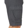 Wrangler Authentics Men’s Stretch Twill Cargo Shorts(Asphalt)