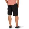 Wrangler Authentics Men’s Stretch Twill Cargo Shorts(Black Twill)