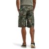 Wrangler Authentics Men’s Stretch Twill Cargo Shorts(Digi Green Brown Camo)