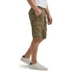 Wrangler Authentics Men’s Stretch Twill Cargo Shorts(Pine Green)
