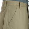 Wrangler Authentics Mens Twill Relaxed Fit Cargo Pant (Logan)(British Khaki Twill)
