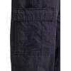 Wrangler Authentics Mens Twill Relaxed Fit Cargo Pant (Logan)(Navy Ripstop)