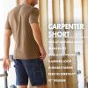 Wrangler Authentics mens Loose Fit Carpenter Short(Military Khaki)