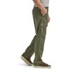 Wrangler Authentics mens Relaxed Fit Stretch Cargo Pant(Olive)