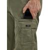 Wrangler Authentics mens Relaxed Fit Stretch Cargo Pant(Olive)