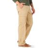 Wrangler Authentics mens Relaxed Fit Stretch Cargo Pant(Travertine Ripstop)