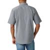 Wrangler Authentics mens Short Sleeve Classic Woven Shirt(Asphalt Heather)
