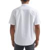 Wrangler Authentics mens Short Sleeve Classic Woven Shirt(Bright White)