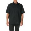 Wrangler Authentics mens Short Sleeve Classic Woven Shirt(Caviar)