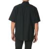 Wrangler Authentics mens Short Sleeve Classic Woven Shirt(Caviar)