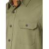 Wrangler Authentics mens Short Sleeve Classic Woven Shirt(Olivine)
