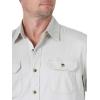 Wrangler Authentics mens Weather Anything Short Sleeve Woven Shirt(Pelican)