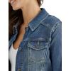Wrangler Authentics womens Stretch Denim Jacket(Blue)