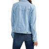 Wrangler Authentics womens Stretch Denim Jacket(Light Wash)