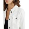 Wrangler Authentics womens Stretch Denim Jacket(Off-white)