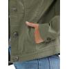 Wrangler Authentics womens Stretch Denim Jacket(Olive)