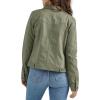 Wrangler Authentics womens Stretch Denim Jacket(Olive)