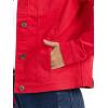 Wrangler Authentics womens Stretch Denim Jacket(Red)