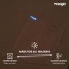 Wrangler Big and Tall Heavyweight Long Sleeve Pocket T-Shirt for Men(Brown)