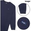 Wrangler Big and Tall Heavyweight Long Sleeve Pocket T-Shirt for Men(Navy)